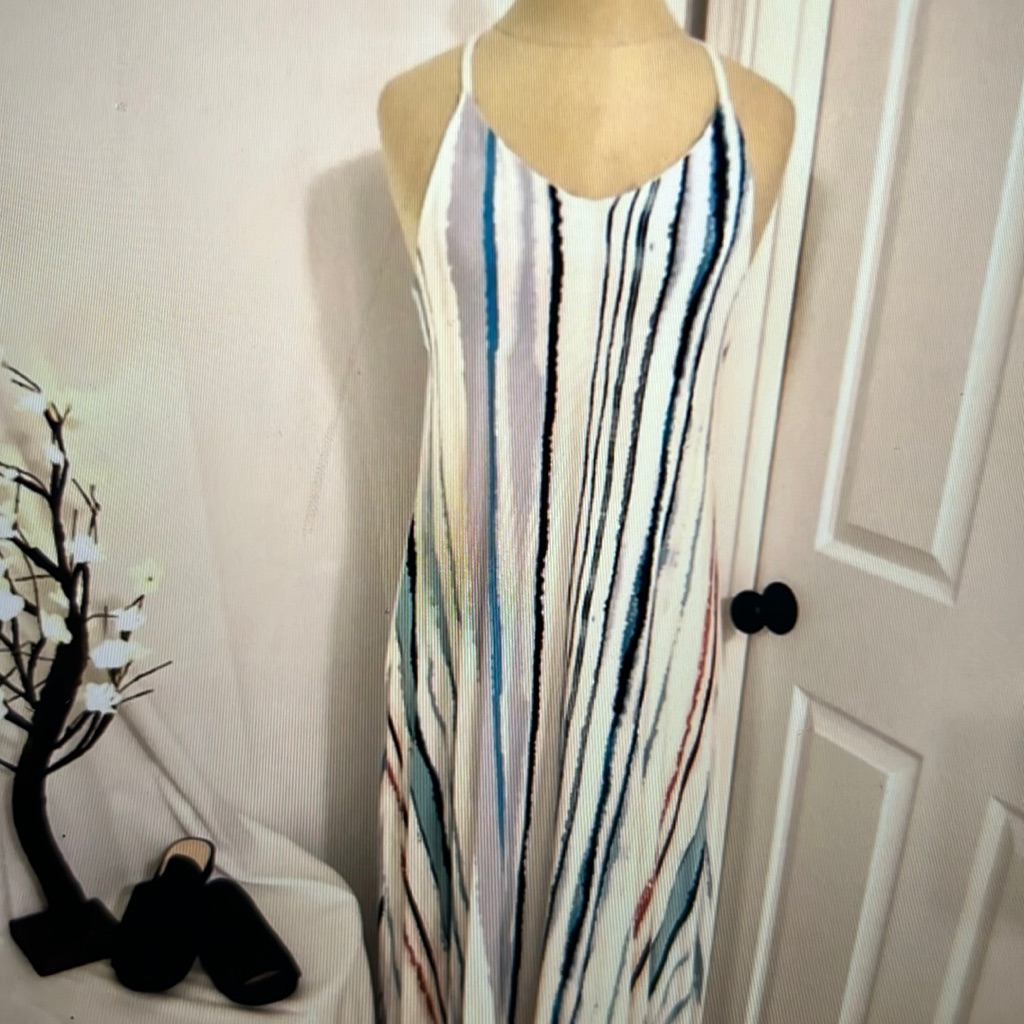 Antibes Blanc Halter Dress.